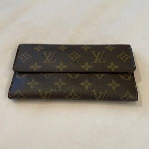 Louis Vuitton Vintage Coated Trifold Wallet
